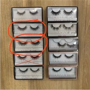 Huda 1 Farah & 1 Samantha False Eyelashes - Black